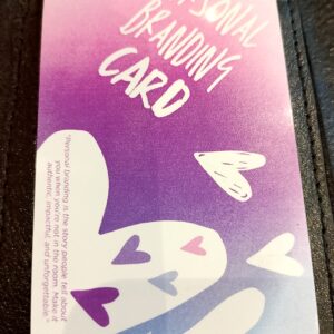 Focus Personal Branding NFC Visiting Card