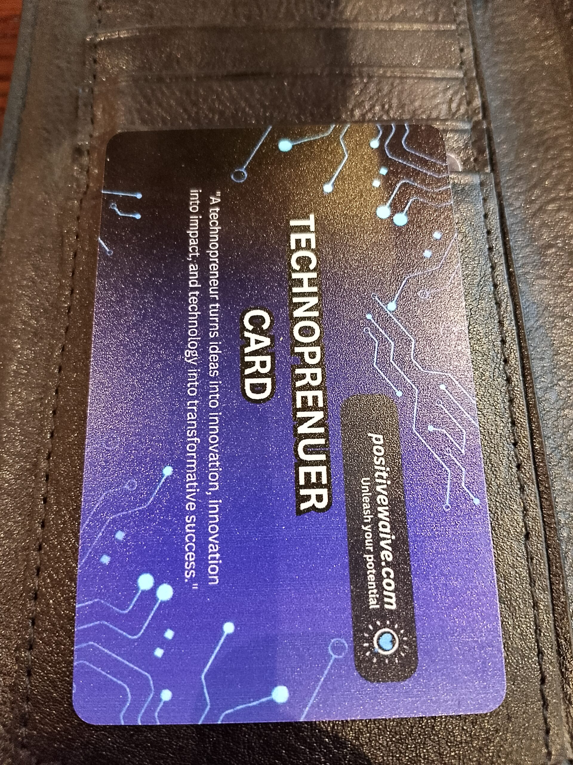 Focus Technopreneur NFC Visiting Card